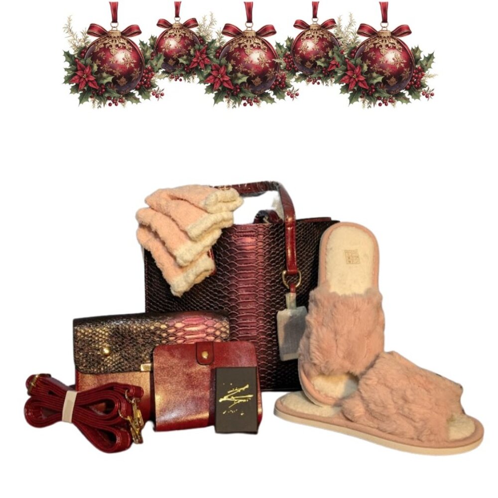 Silver Jewelry and Bags 6 Piece Womens Bundle Pack Gift Retail Value $130